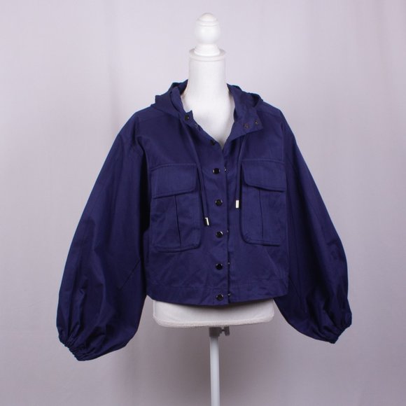 Eloquii Jackets & Blazers - NWOT ELOQUII Balloon Sleeve Hoodie Jacket Size 14